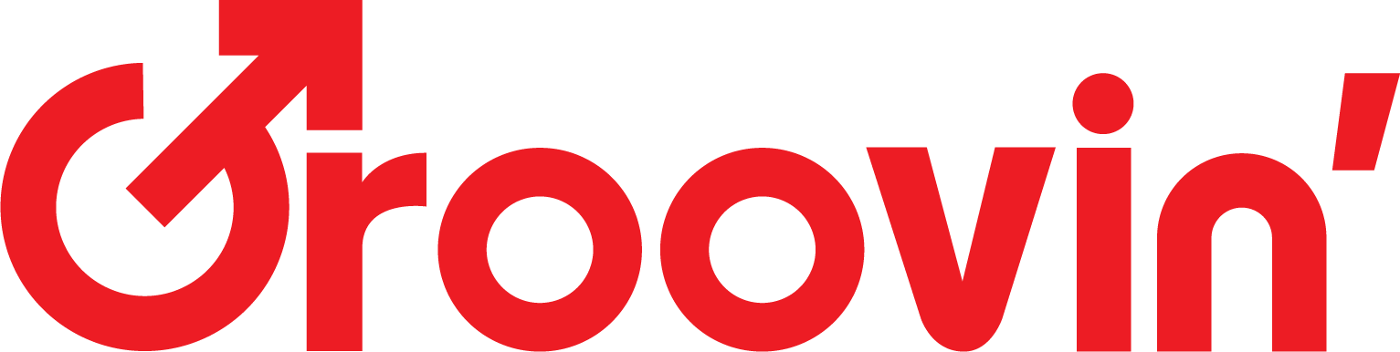 Groovin' men's underwear brand red logo